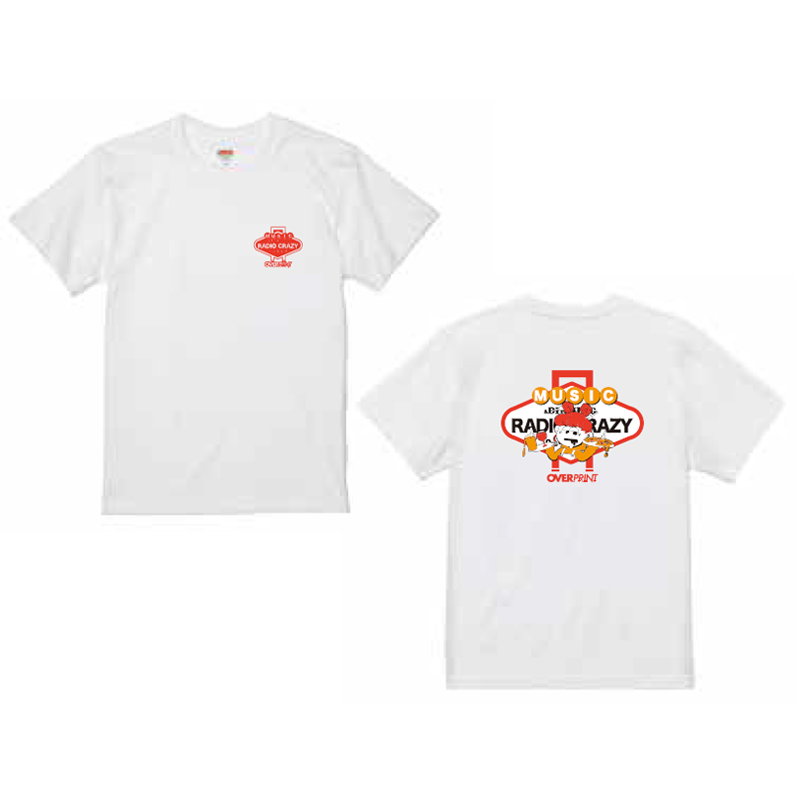 RADIO CRAZY 2023 OVER PRINT Tシャツ