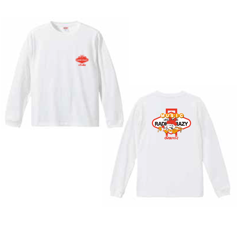 RADIO CRAZY 2023 OVER PRINT ロングTシャツ